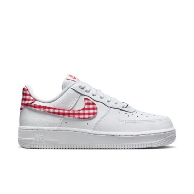 Nike Air Force 1 '07 "Red Gingham" Wmns - Weiß - Turnschuhe