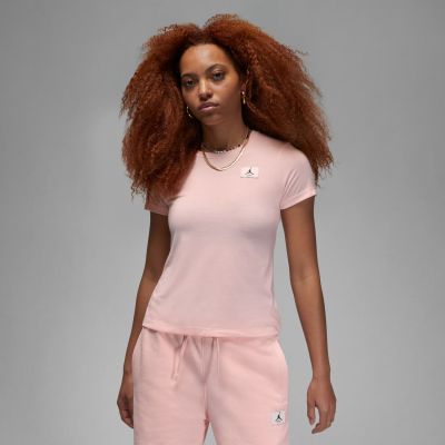 Jordan Wmns Slim Tee Atmosphere - Rosa - Kurzärmeliges T-shirt