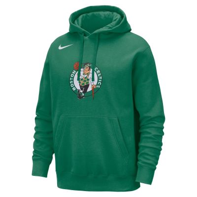 Nike NBA Boston Celtics Club Pullover Hoodie Clover - Grün - Hoodie