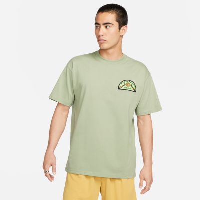 Nike Max90 Basketball Tee Oil Green - Grün - Kurzärmeliges T-shirt