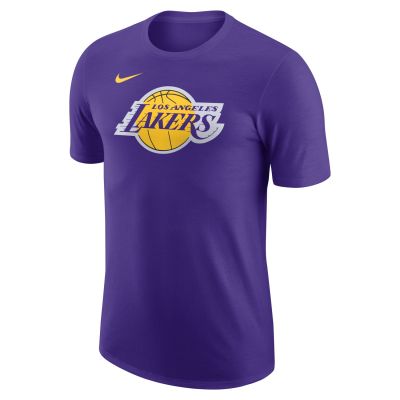 Nike NBA Los Angeles Lakers Essential Logo Tee Field Purple - Violett - Kurzärmeliges T-shirt