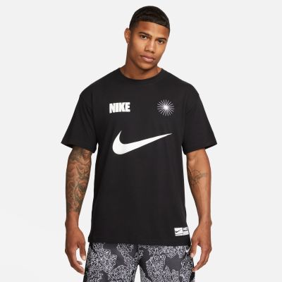Nike Max90 Naos Basketball Tee Black - Schwarz - Kurzärmeliges T-shirt