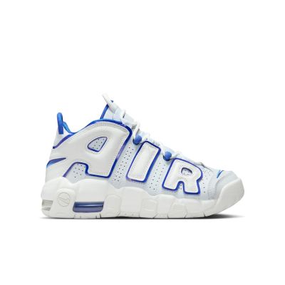 Nike Air More Uptempo "White Racer Blue" (GS) - Weiß - Turnschuhe