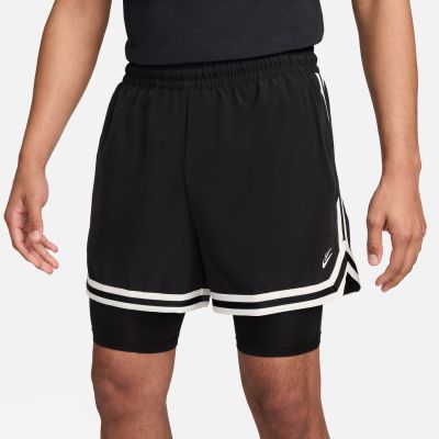 Nike NBA Kevin Durant Woven DNA 2in1 4in Shorts - Schwarz - Kurze Hose
