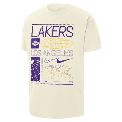 Nike NBA Los Angeles Lakers Max90 Tee - Weiß - Kurzärmeliges T-shirt