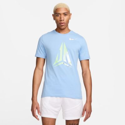 Nike Dri-FIT Ja Basketball Tee Light Blue - Blau - Kurzärmeliges T-shirt