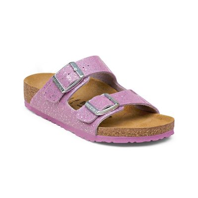 Birkenstock Arizona Birko-Flor Regular Fit Cosmic Sparkle Lavender - Violett - Sandalen Birkenstock Arizona Birko-Flor Regular Fit Cosmic Sparkle Lavender - Violett - Sandalen