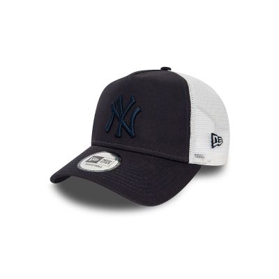 New Era New York Yankees League Essential Navy Trucker Cap - Schwarz - Mütze