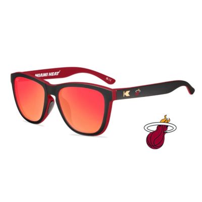 Knockaround NBA Premium Sport Miami Heat Sunglasses - Schwarz - Glasses