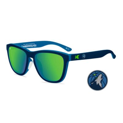 Knockaround NBA Premium Sport Minnesota Timberwolves Sunglasses - Blau - Glasses