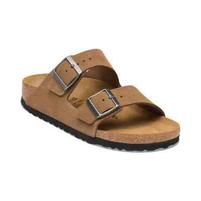 Birkenstock Arizona Suede Leather Narrow Fit Dark Tea - Braun - Sandalen Birkenstock Arizona Suede Leather Narrow Fit Dark Tea - Braun - Sandalen