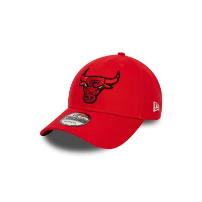 New Era Chicago Bulls NBA Side Patch Red 9FORTY Adjustable Cap - Rot - Mütze