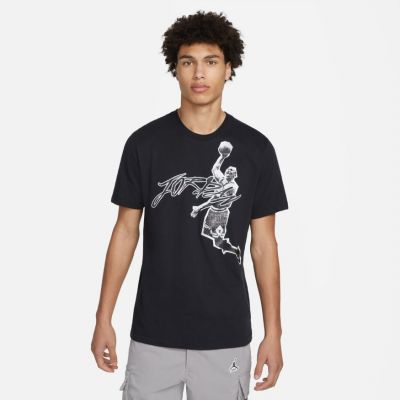 Jordan Air Dri-FIT Tee Black - Schwarz - Kurzärmeliges T-shirt