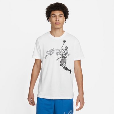 Jordan Air Dri-FIT Tee White - Weiß - Kurzärmeliges T-shirt