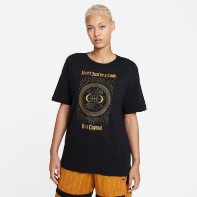 Nike "Legend" Wmns Boyfriend Basketball Tee - Schwarz - Kurzärmeliges T-shirt