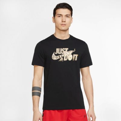 Nike "Just Do It" Basketball Tee - Schwarz - Kurzärmeliges T-shirt
