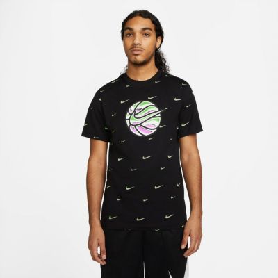 Nike Swoosh Ball Basketball Tee - Schwarz - Kurzärmeliges T-shirt