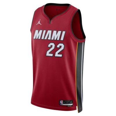 Jordan Dri-FIT NBA Miami Heat Statement Edition 2022 Swingman Jersey - Rot - Jersey