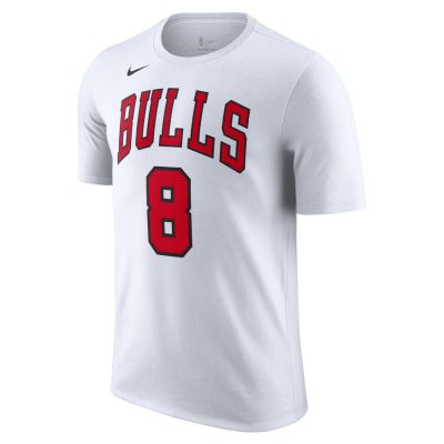 Nike NBA Chicago Bulls Tee - Weiß - Kurzärmeliges T-shirt