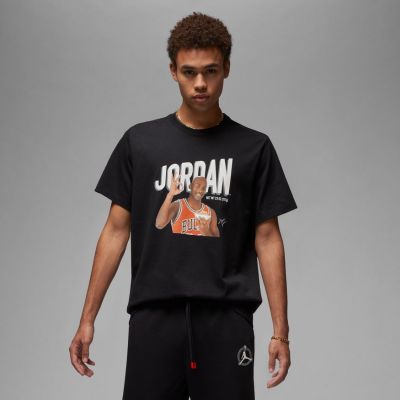 Jordan Flight MVP Graphic Tee Black - Schwarz - Kurzärmeliges T-shirt