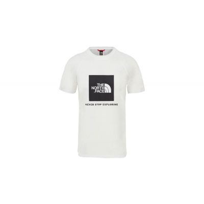 The North Face M Raglan Red Box Tee - Weiß - Kurzärmeliges T-shirt