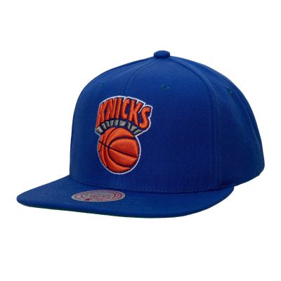 Mitchell & Ness NBA New York Knicks Team Ground 2.0 Snapback Hwc - Blau - Kappe