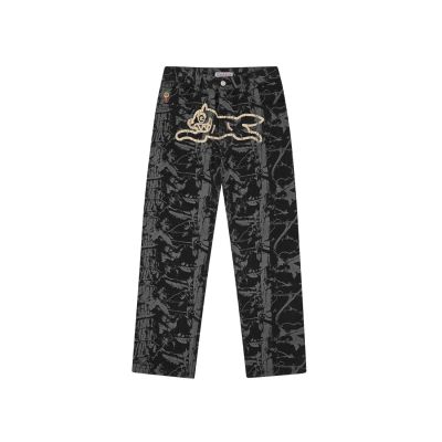 ICECREAM Tree Camo Double Scoop Denim Pants - Schwarz - Hose ICECREAM Tree Camo Double Scoop Denim Pants - Schwarz - Hose