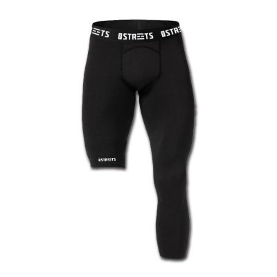 The Streets Compression Single Leg Tights Black (Left Leg) - Schwarz - Kurze Hose The Streets Compression Single Leg Tights Black (Left Leg) - Schwarz - Kurze Hose