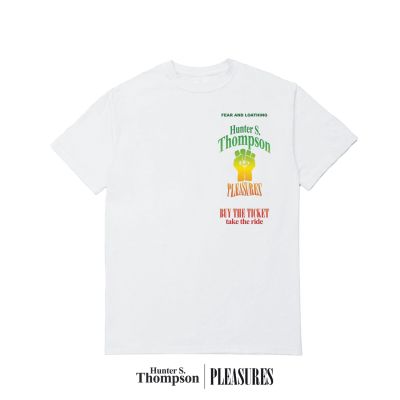 Pleasures Take The Ride Tee White - Weiß - Kurzärmeliges T-shirt