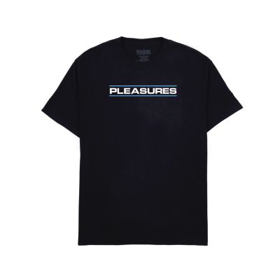 Pleasures Hackers T-Shirt Black - Schwarz - Kurzärmeliges T-shirt