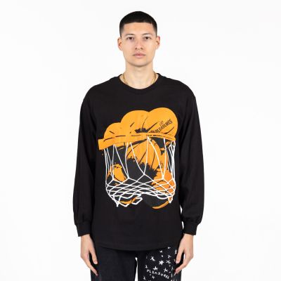 Pleasures Hoops Long-Sleeve Tee Black - Schwarz - Kurzärmeliges T-shirt Pleasures Hoops Long-Sleeve Tee Black - Schwarz - Kurzärmeliges T-shirt