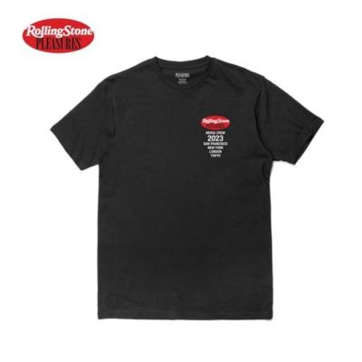 Pleasures Rolling Stone Tee Black - Schwarz - Kurzärmeliges T-shirt