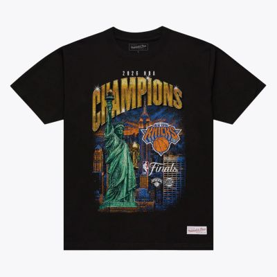 Mitchell & Ness 2026 NBA Finals Champions City T-Shirt - Schwarz - Kurzärmeliges T-shirt Mitchell & Ness 2026 NBA Finals Champions City T-Shirt - Schwarz - Kurzärmeliges T-shirt