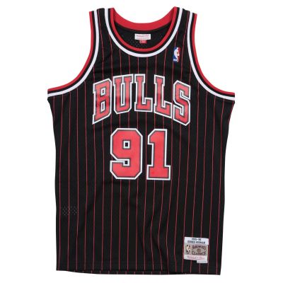 Mitchell & Ness NBA Chicago Bulls Dennis Rodman Swingman Alternate Jersey - Schwarz - Jersey