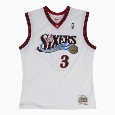 Mitchell & Ness NBA Swingman Jersey Philadelphia 76ers Allen Iverson White - Weiß - Jersey Mitchell & Ness NBA Swingman Jersey Philadelphia 76ers Allen Iverson White - Weiß - Jersey