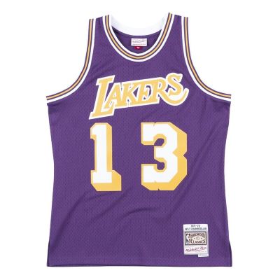 Mitchell & Ness NBA La Lakers Wilt Chamberlain 71-72 Swingman Jersey - Violett - Jersey