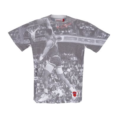 Mitchell & Ness Kenny Walker Above The Rim Sublimated S/S Tee - Grau - Kurzärmeliges T-shirt