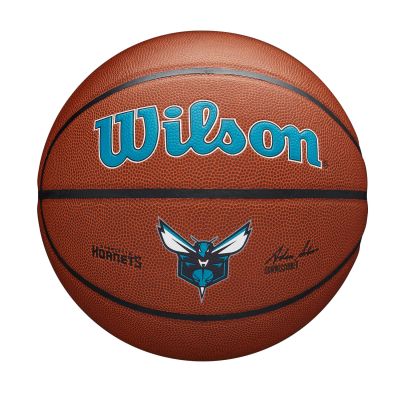Wilson NBA Team Alliance Basketball Charlotte Hornets Size 7 - Braun - Ball