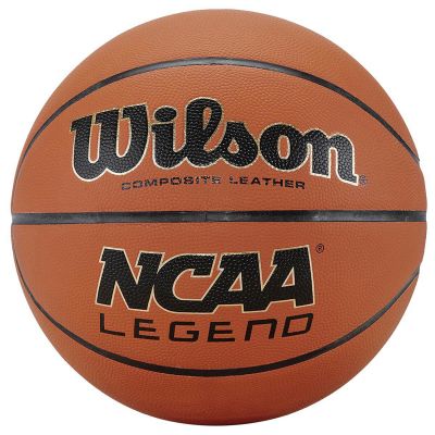 Wilson NCAA Legend Basketball Orange/Black Size 7 - Orange - Ball