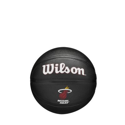 Wilson NBA Team Tribute Mini Miami Heat Size 3 - Schwarz - Ball
