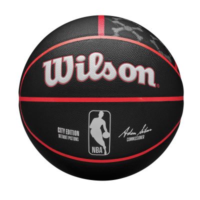 Wilson 2023 NBA Team City Collection Detroit Pistons Size 7 - Schwarz - Ball