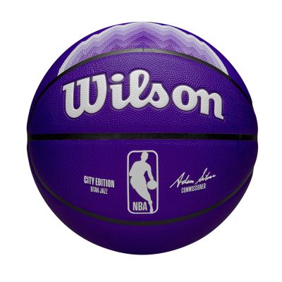 Wilson 2023 NBA Team City Collector Utah Jazz Size 7 - Violett - Ball